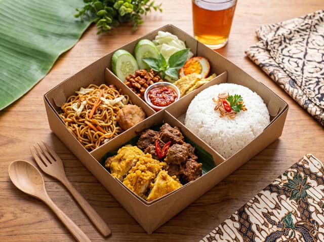 Nasi Box Komplit